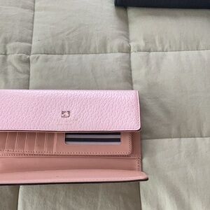 kate spade Blush Pink Leather Continental Wallet